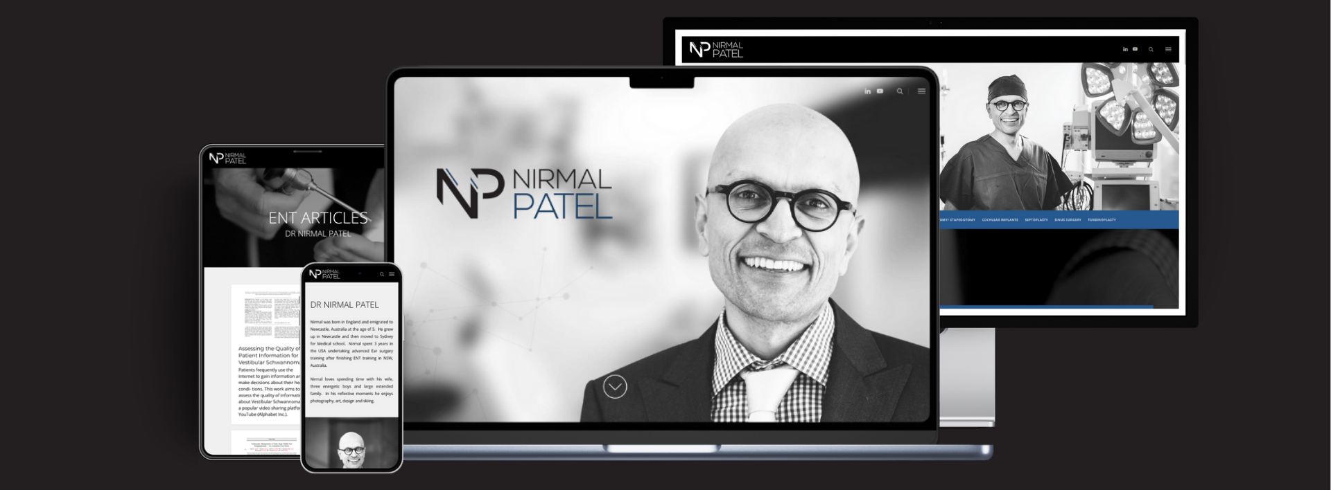 Nirmal Patel website on multiple devices - Wolf IQ