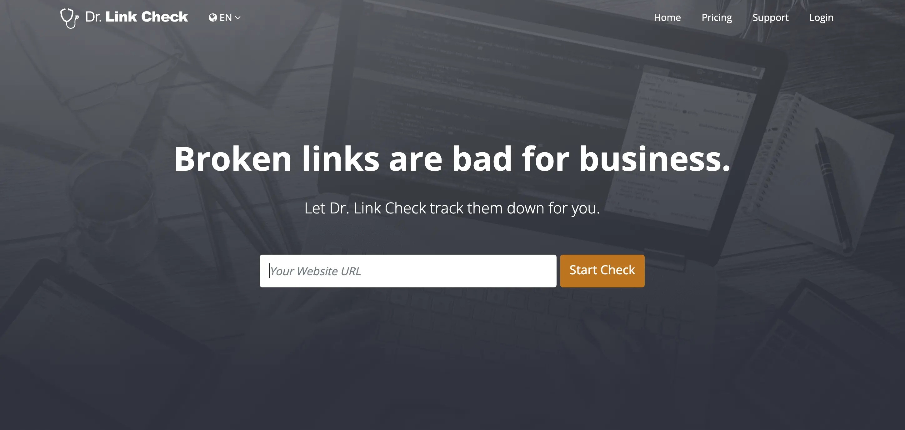 Dr Link Check broken link scanner