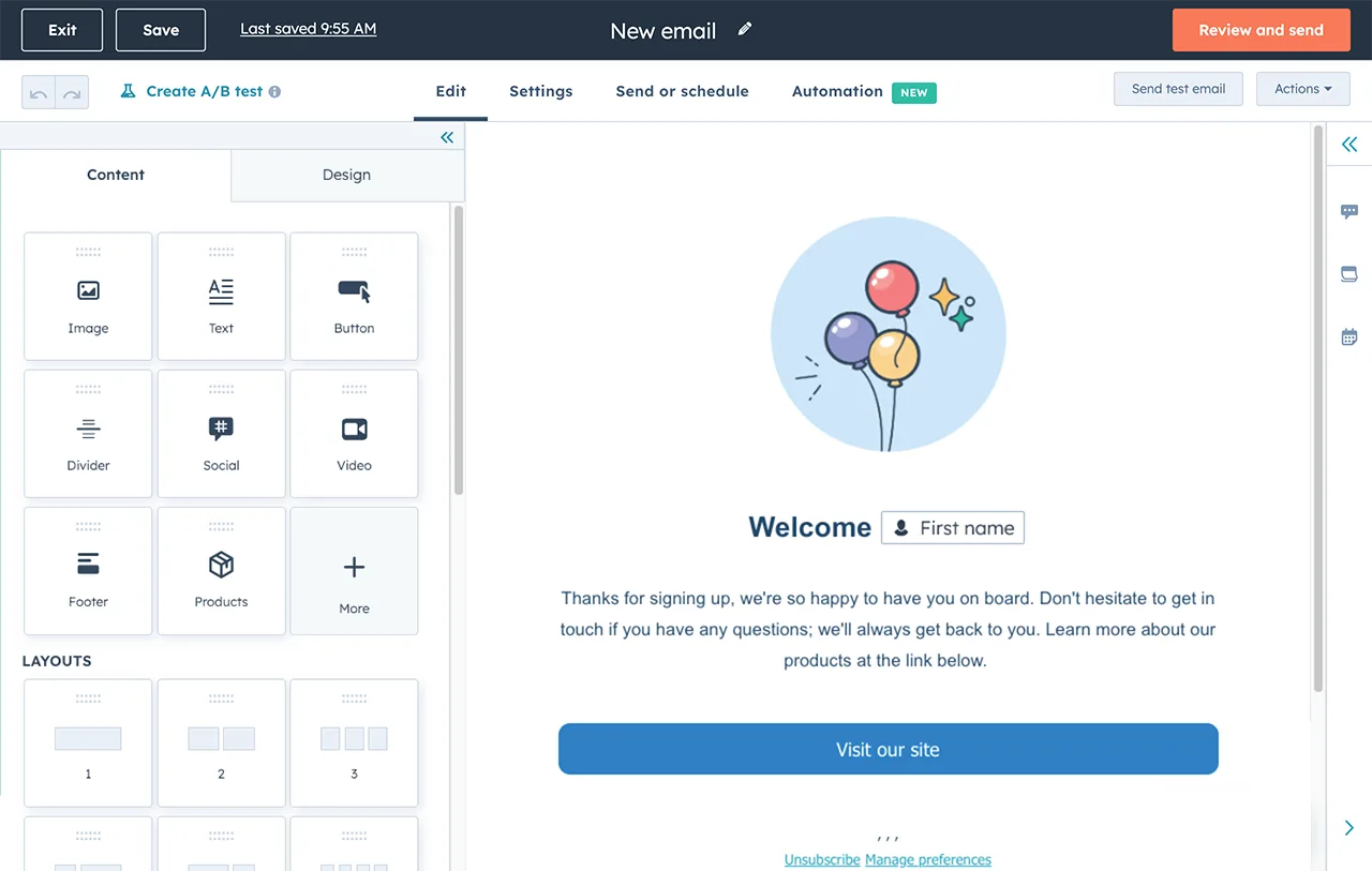 Build an Email Newsletter