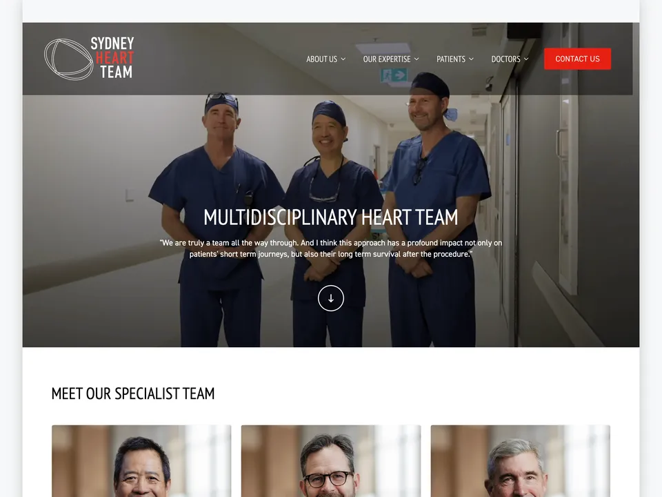 Sydney Heart Team website