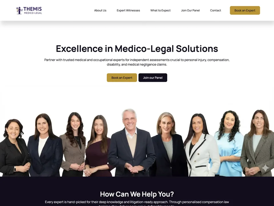 Themis Medico-Legal website