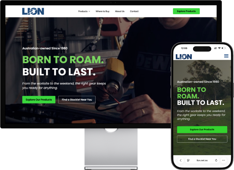 Lion website