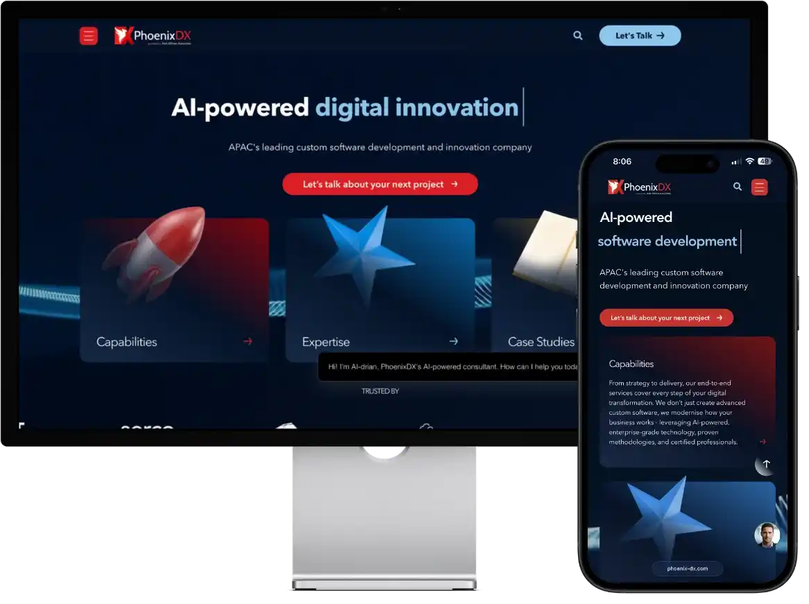 Technology & SaaS website example