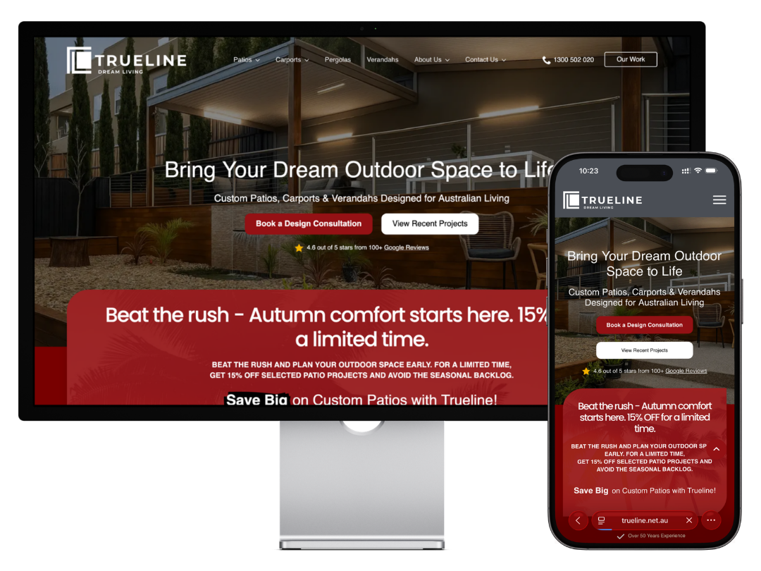 Trueline website