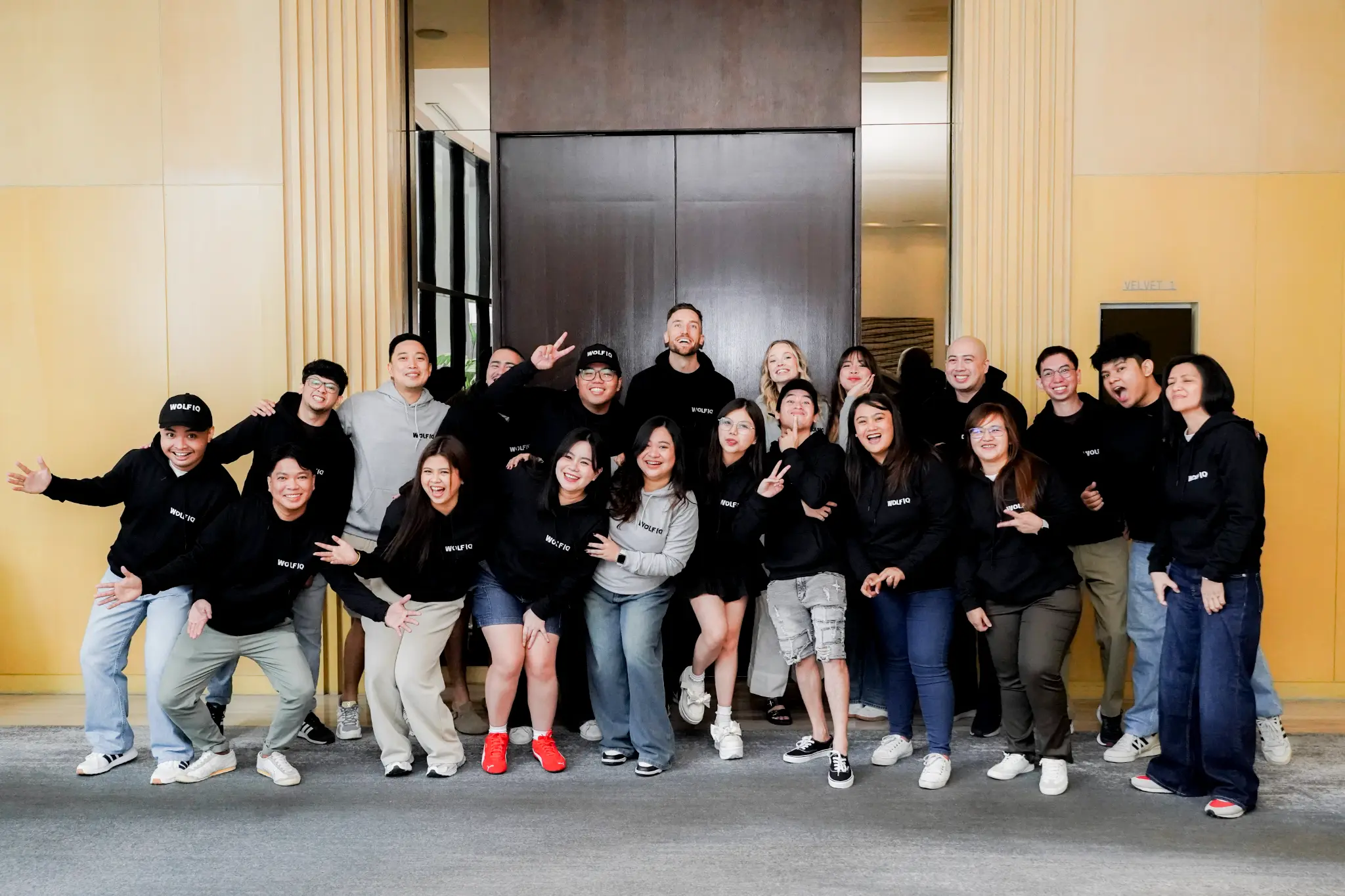 Wolf IQ team at the annual off-site in BGC, Philippines